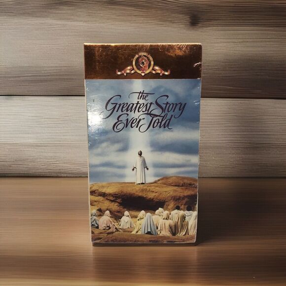 The Greatest Story Ever Told VHS, 2-Tape Set Life Story Of Jesus Christ Sealed - Picture 1 of 8